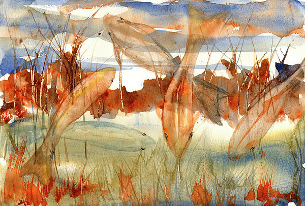 A Gathering Painting