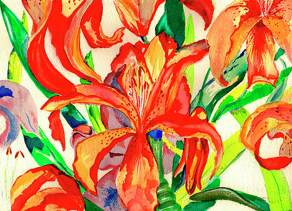 Lillies Painting